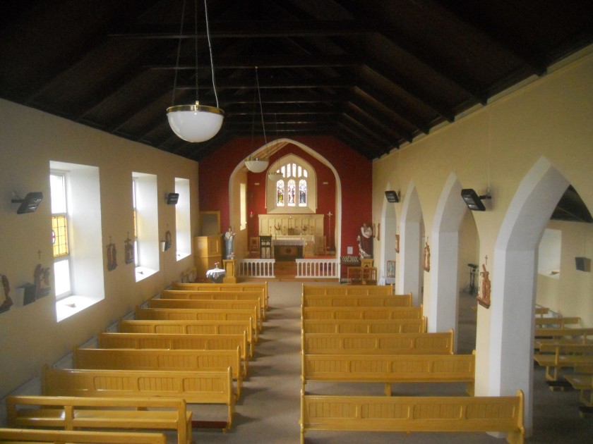 The Interior of Bonmahon Church today