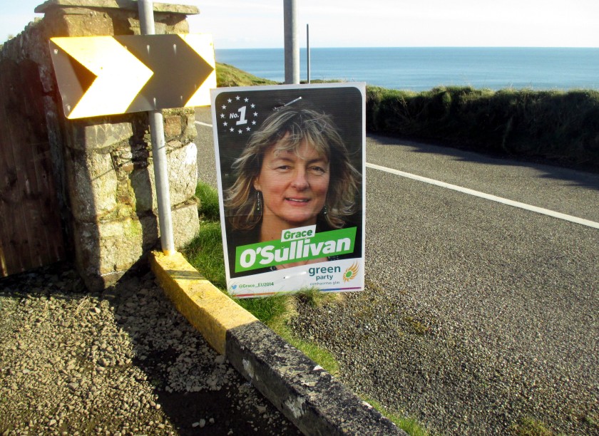Grace O'Sullivan Poster on the Copper Coast, Co. Waterford.